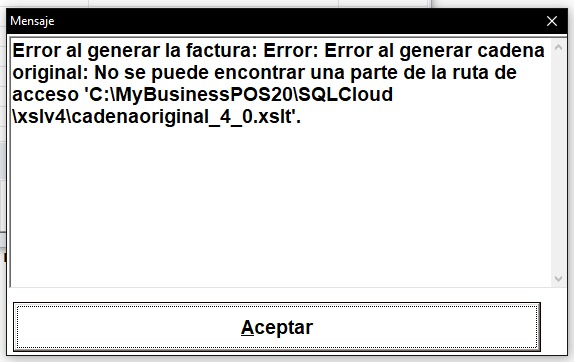 No se puede encontrar una parte de la ruta de acceso